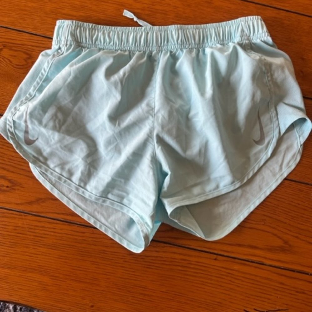 Blue nike shorts